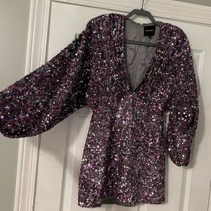 Retrofete sequin mini dress